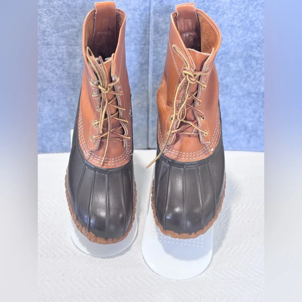 L.L. Bean Men's Tan and Black Waterproof Boots
